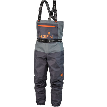 Полукомбинезон забродный NORFIN PILOT STOCKINGFOOT GRAY 00 р.XS