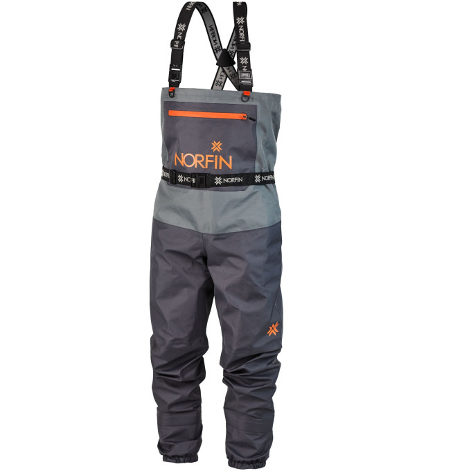 Полукомбинезон забродный NORFIN PILOT STOCKINGFOOT GRAY р.LS 83329-03L-S